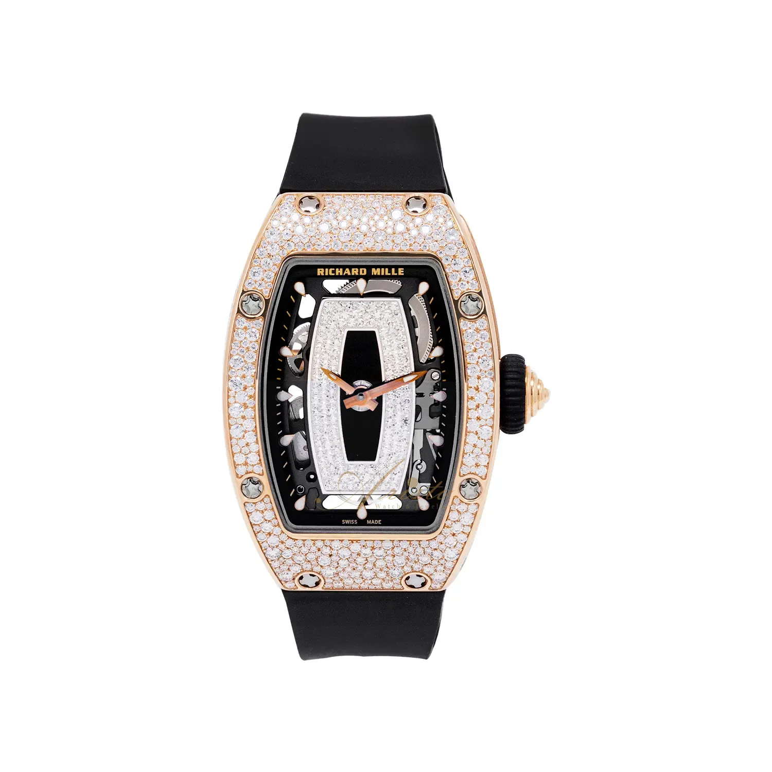 RICHARD MILLE | RM07-01 RG Snow Setting Onyx - Aristo Watch